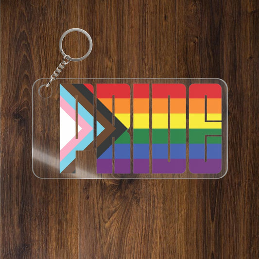 Rainbow Progress Pride Keychains
