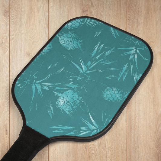 Turquoise Pineapple Pickleball Paddles