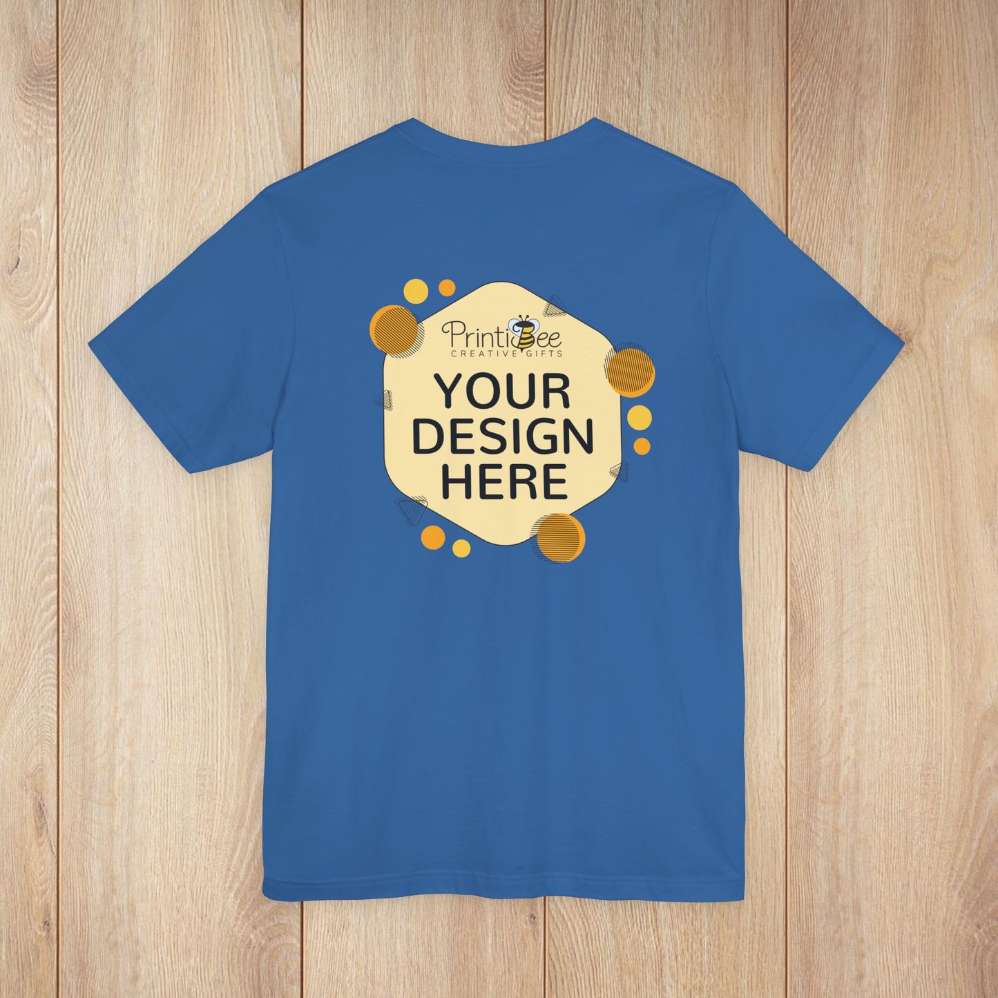 Custom Blue & Teal Tees for BELLA+CANVAS® 3001
