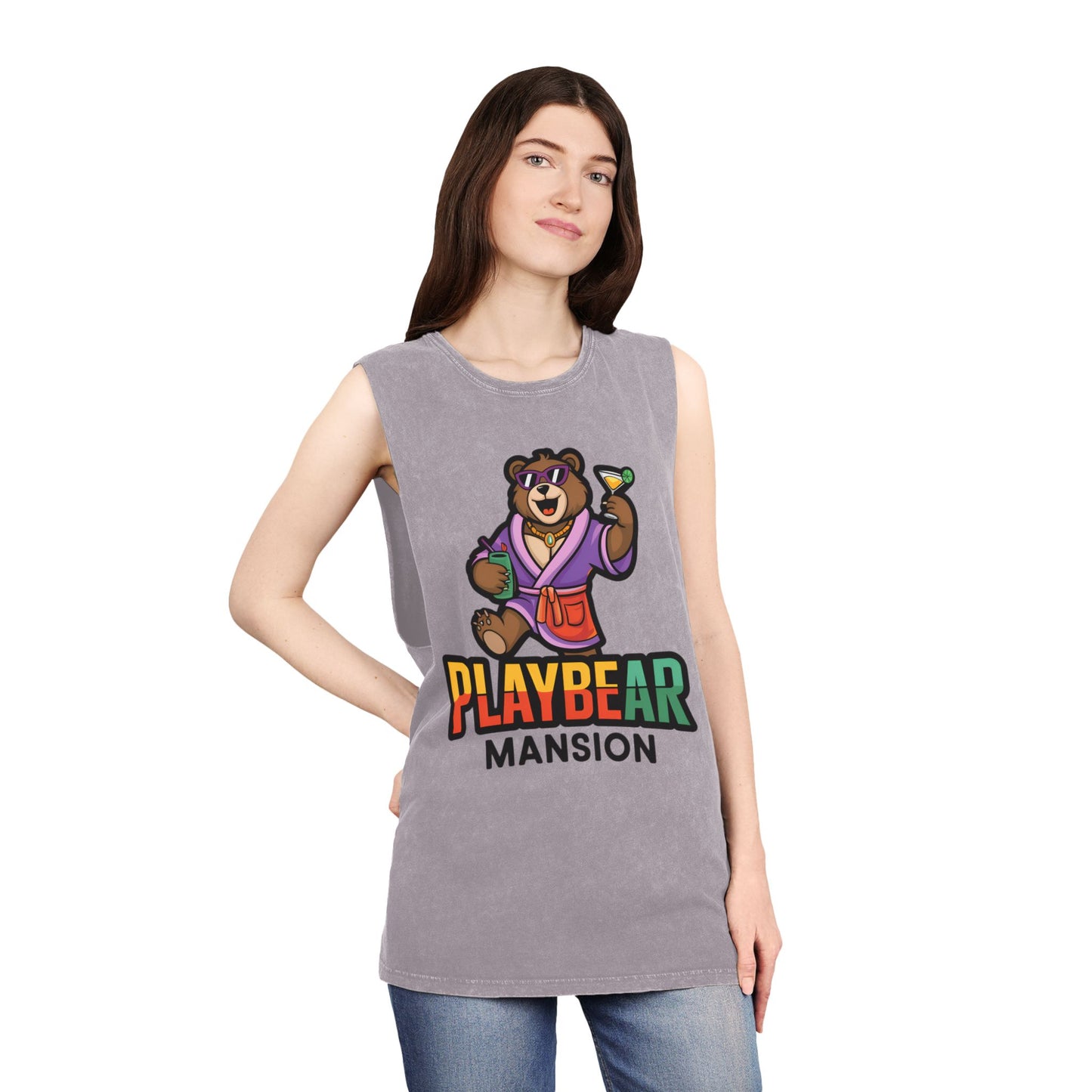 Playbear Mansion Stonewash Tank Top