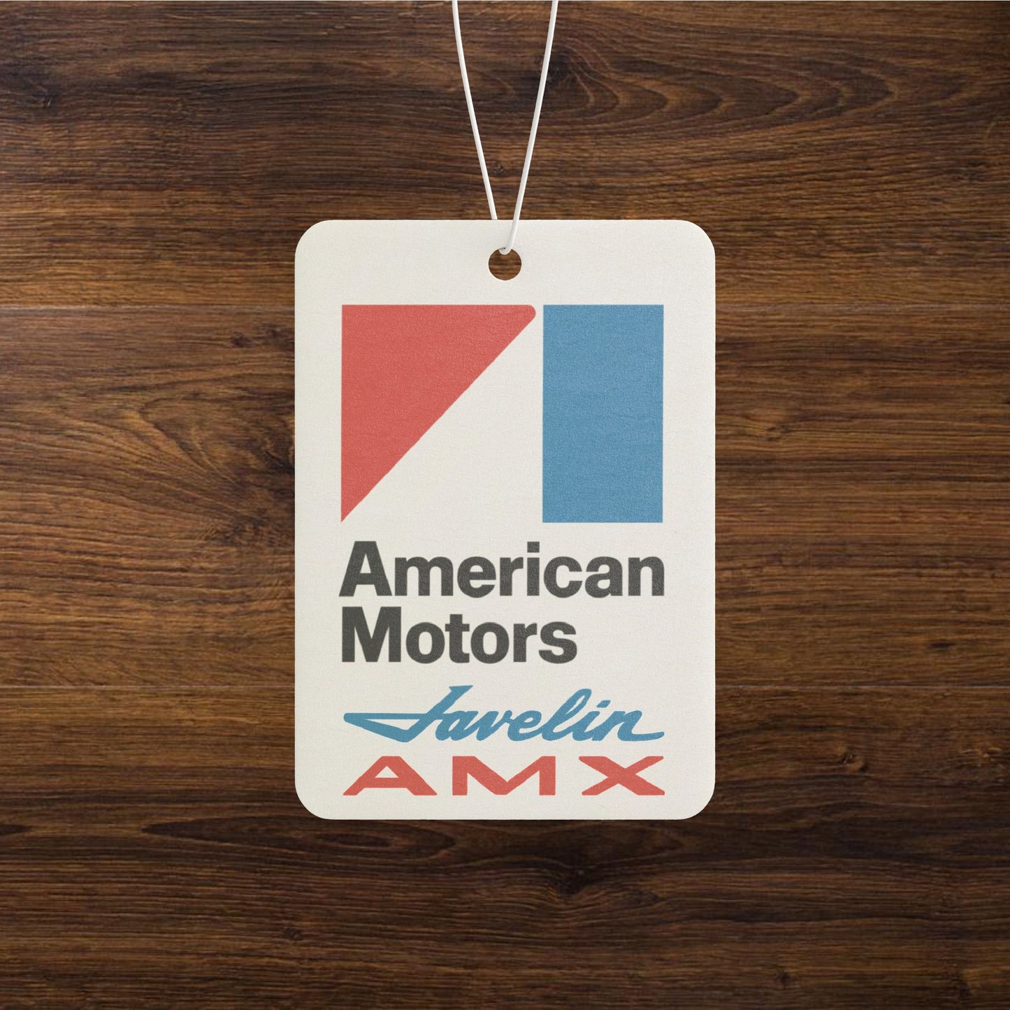AMC Blue Javelin Red AMX Logos Custom Air Freshener