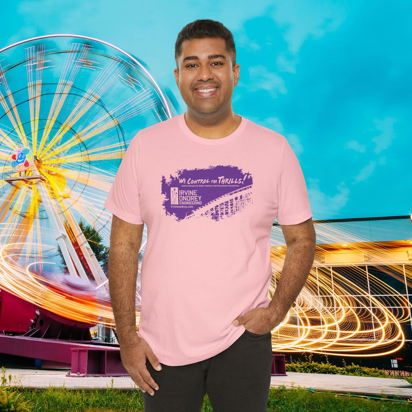 OG Woodie Tee (FRONT graphic) • Irvine Ondrey Engineering