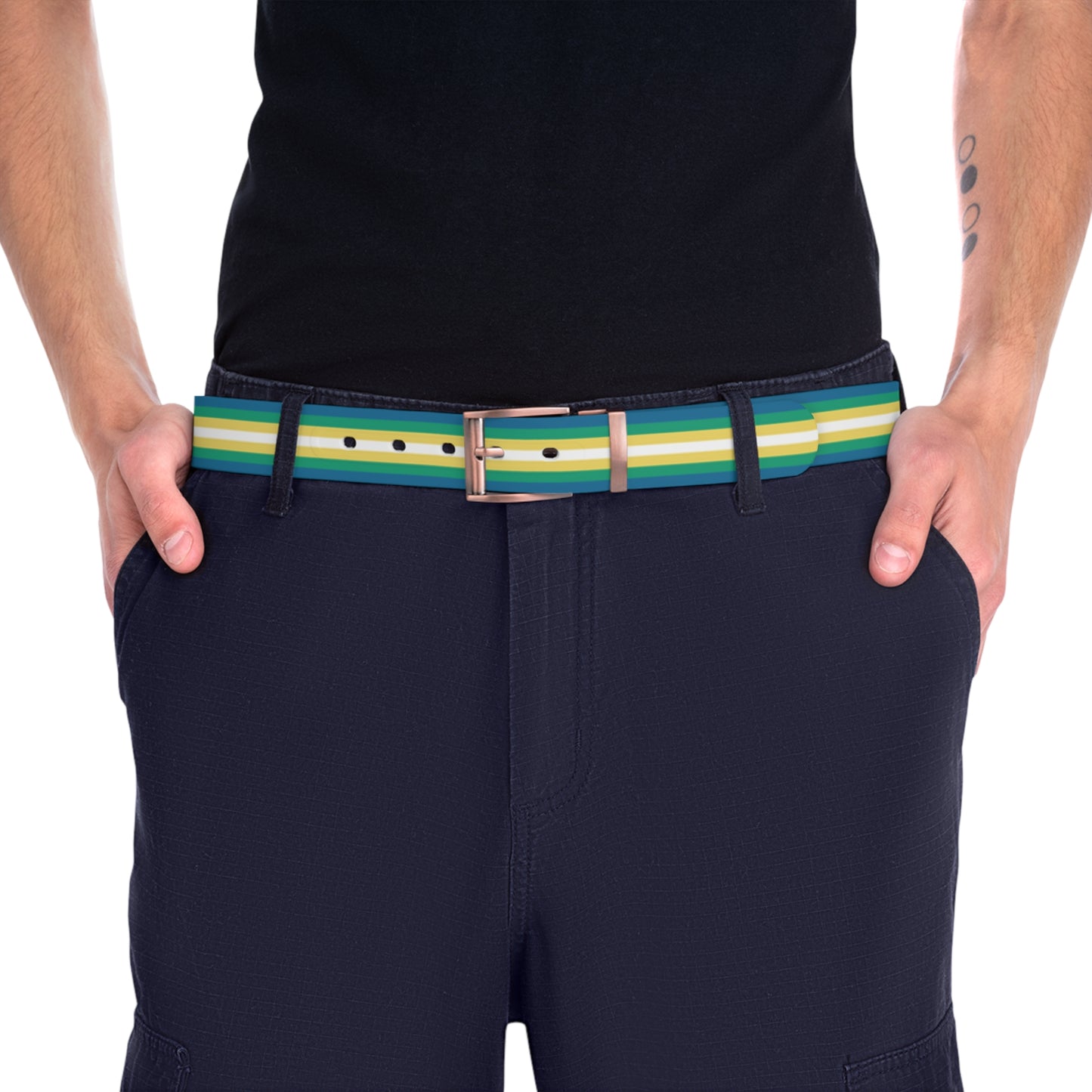 Non-Binary Boy Pride Flag Belt