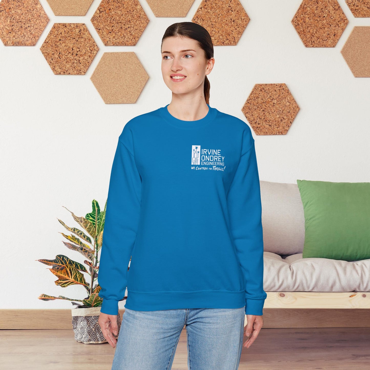 OG Controls Sweatshirt (BACK graphic) • Irvine Ondrey Engineering