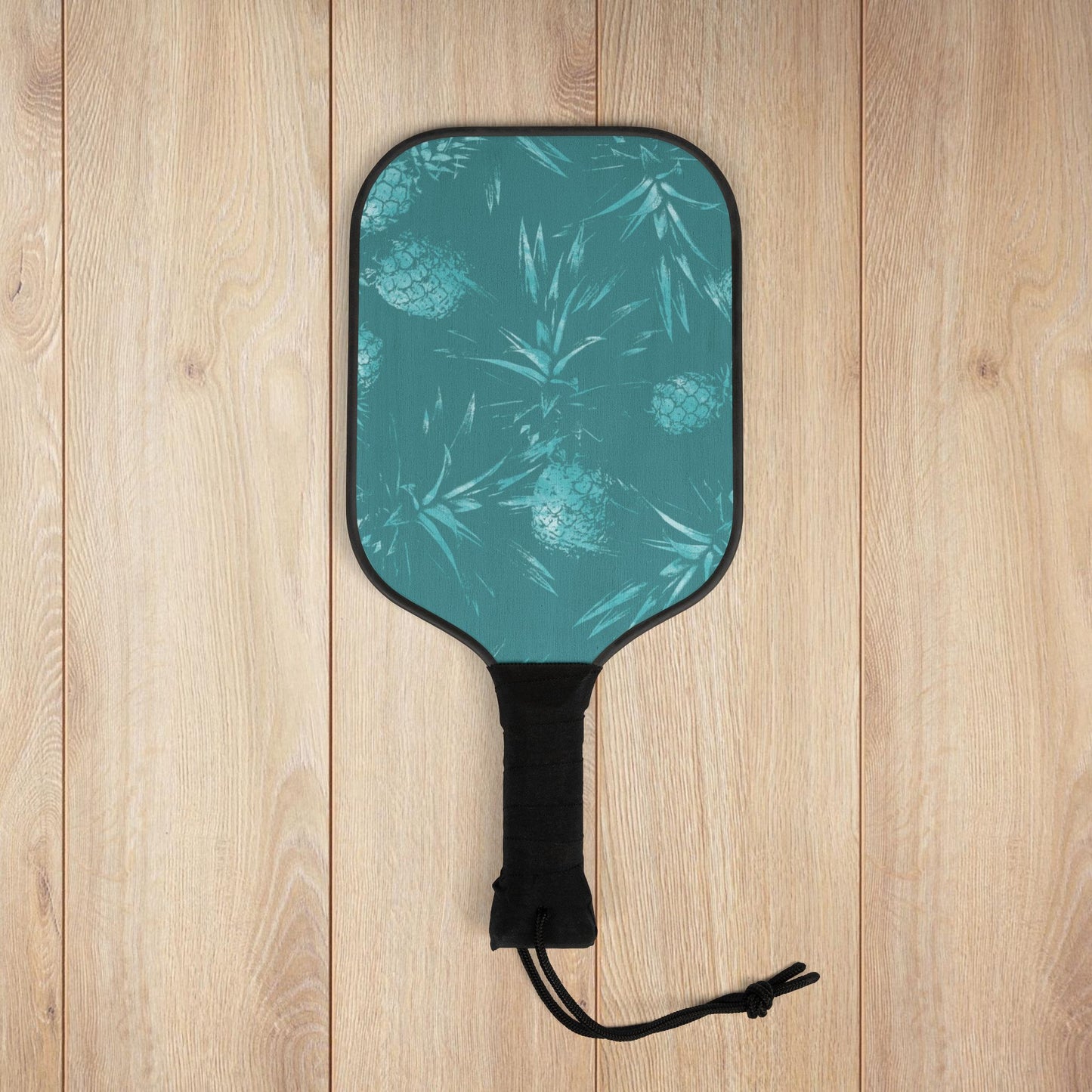 Turquoise Pineapple Pickleball Paddles