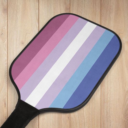Bigender Purple Pride Flag Pickleball Kit
