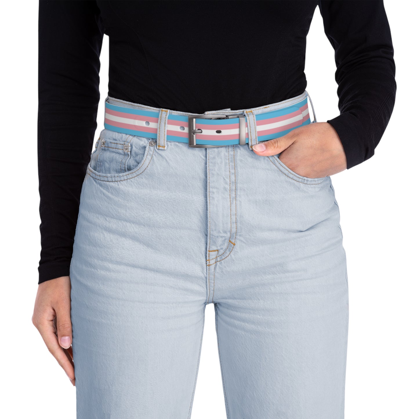 Transgender Pride Flag Belt