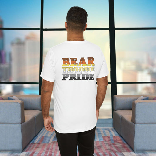 White Personalized Bear Amusement Park Thoosie Pride Tee