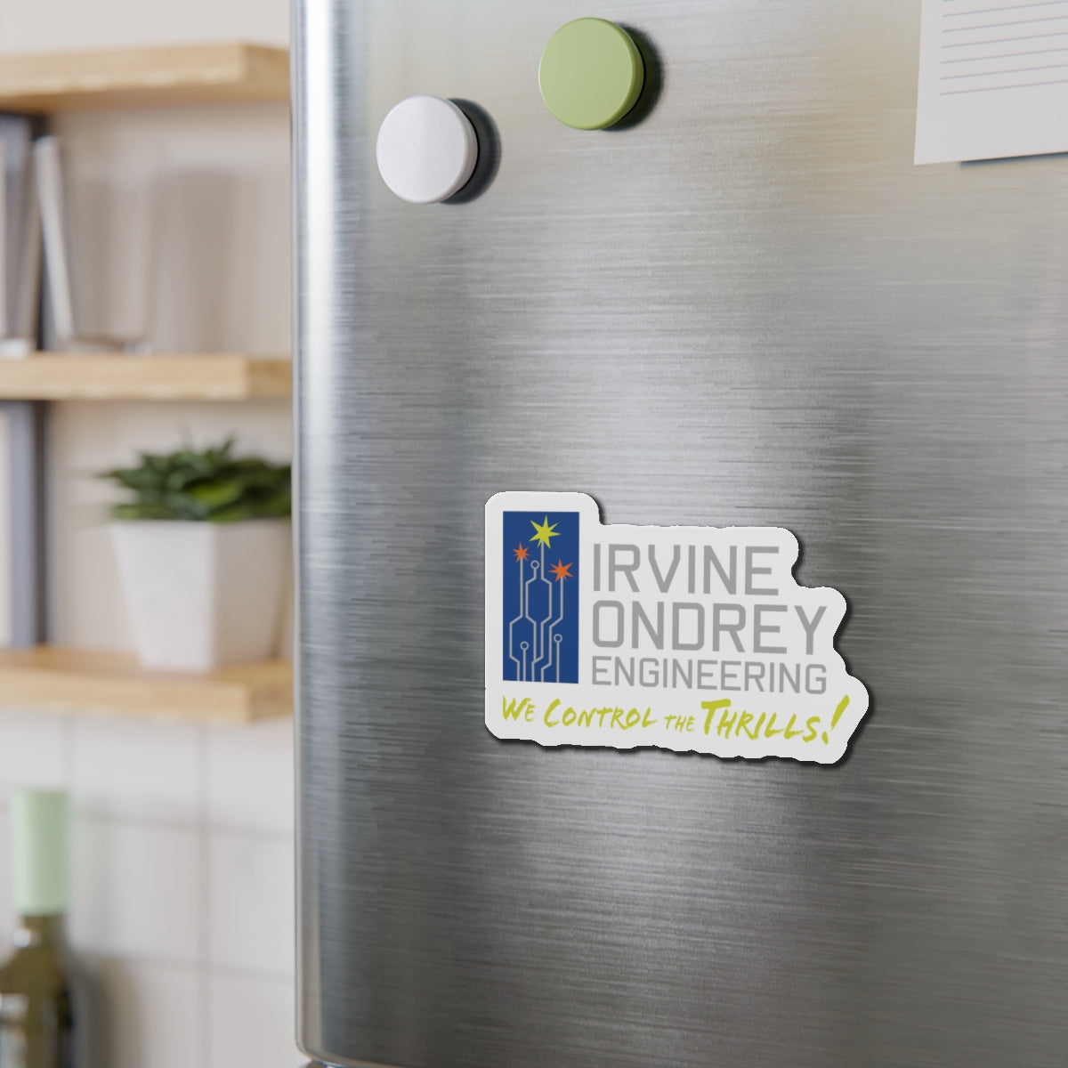 Irvine Ondrey Engineering Logo Magnet