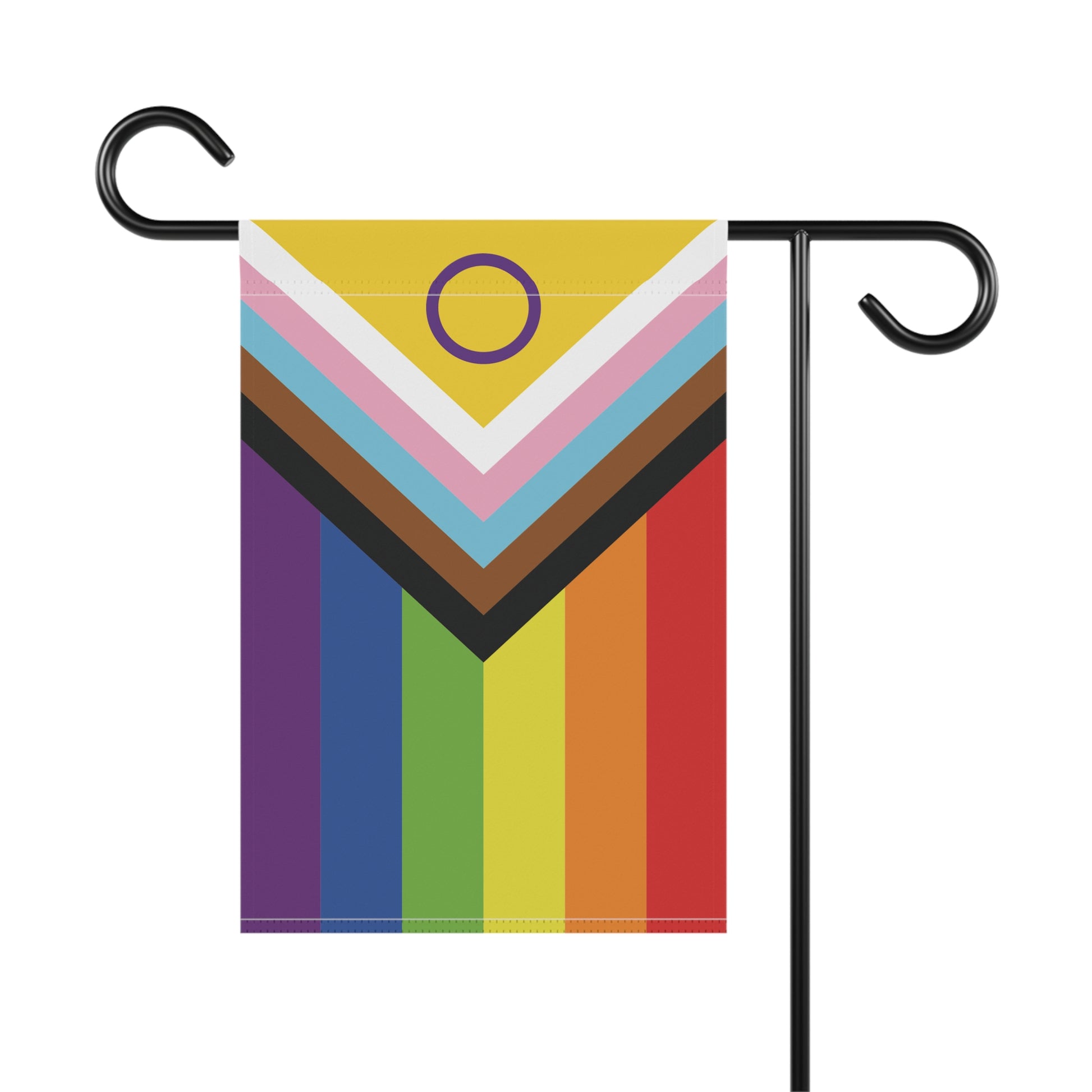 Intersex-Inclusive Rainbow Pride Garden Banner
