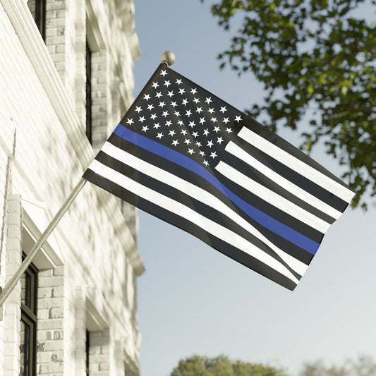 60" x 36" Thin Blue Line U.S. Flag for Police, Law Enforcement