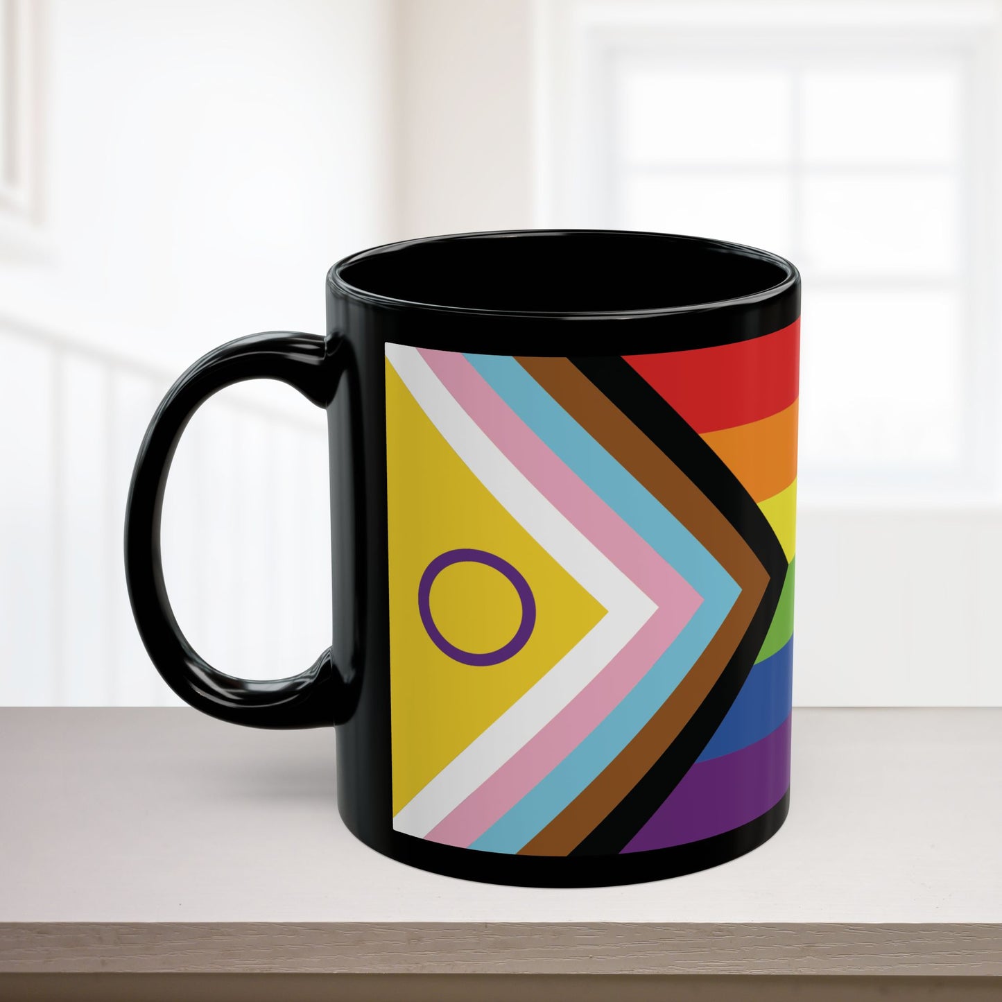 Intersex-Inclusive Progress Rainbow Pride Flag 11oz or 15oz Ceramic Mug