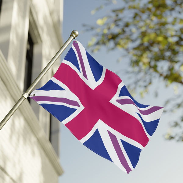 24'' × 36'' UK Bisexual Pride Flag with Grommets
