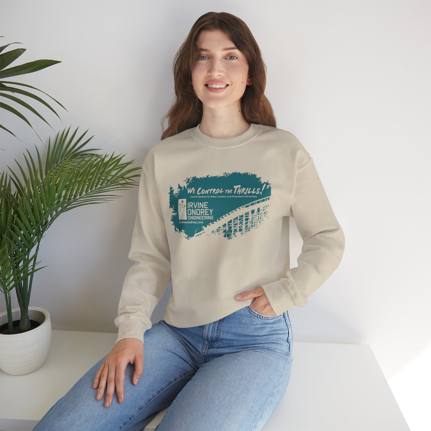 OG Woodie Sweatshirt (FRONT graphic) • Irvine Ondrey Engineering
