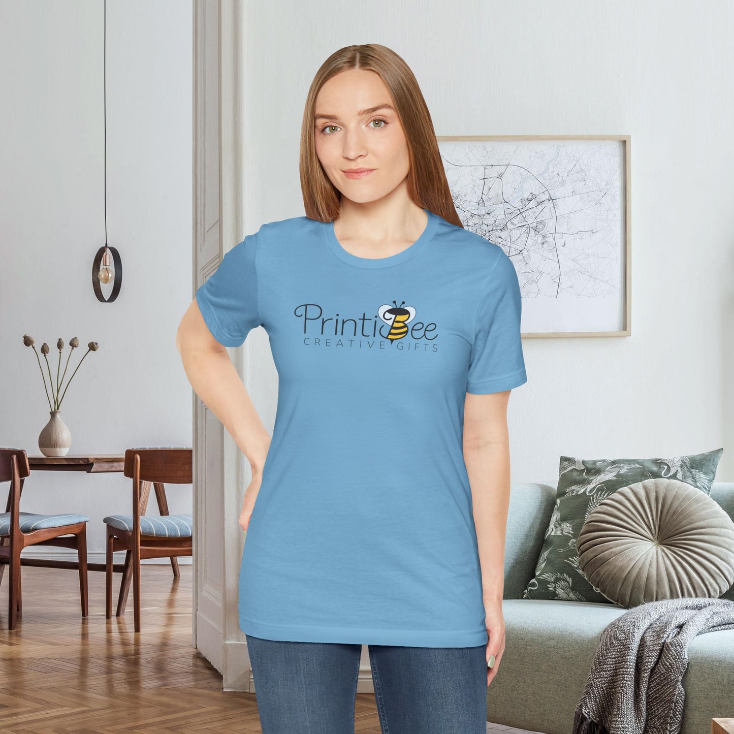 Camiseta con logotipo PrintiBee