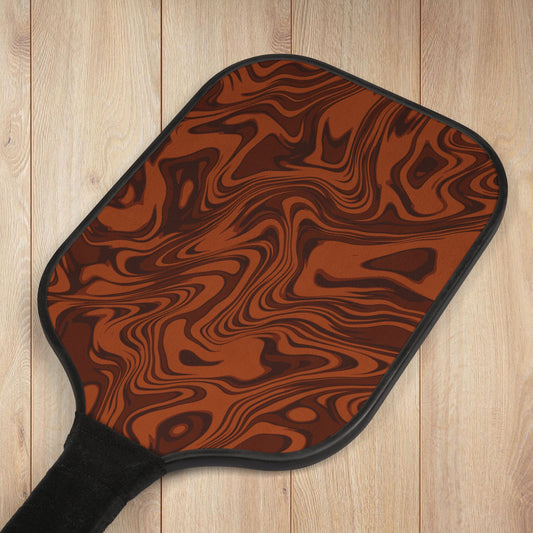 Brown Swirl Pickleball Paddles