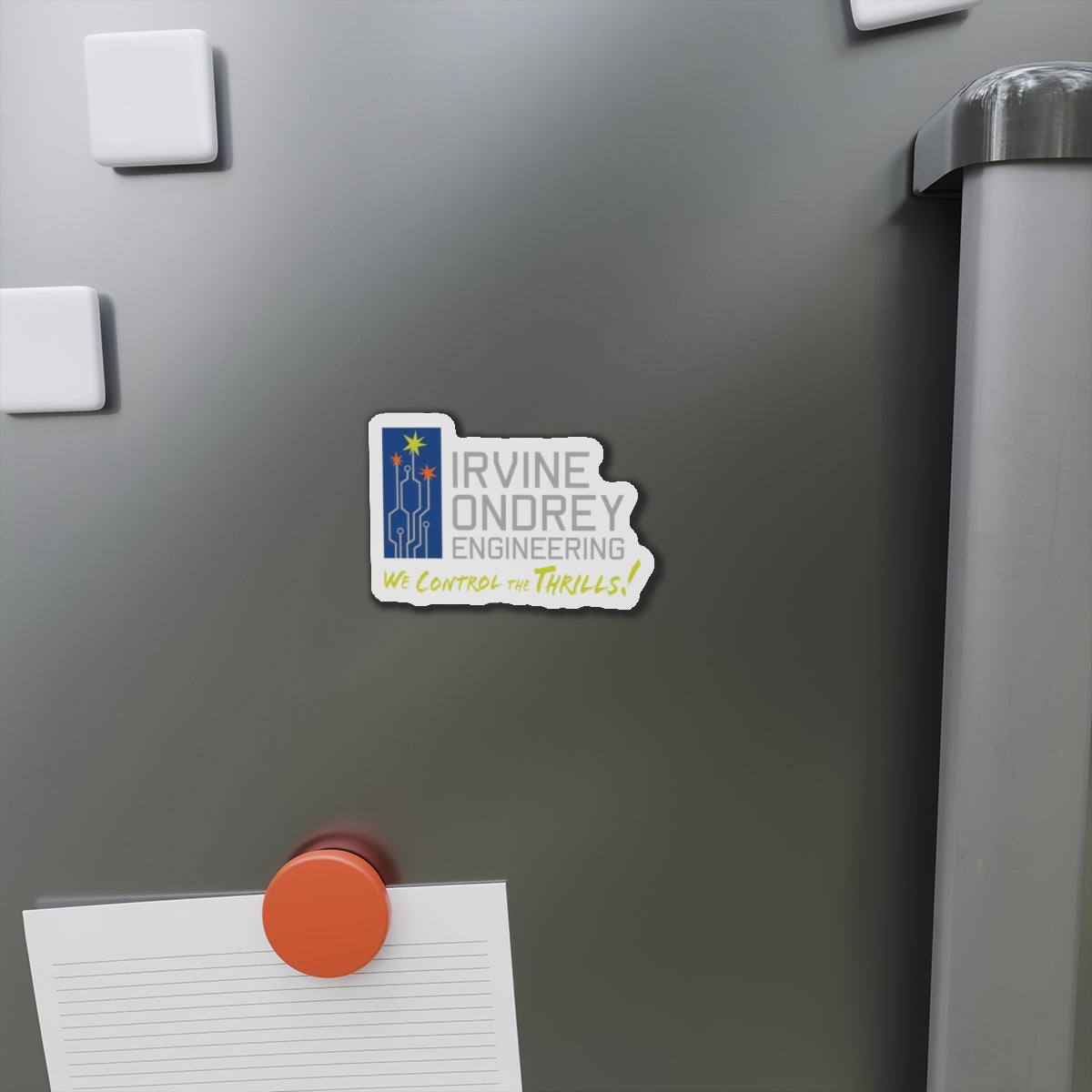 Irvine Ondrey Engineering Logo Magnet