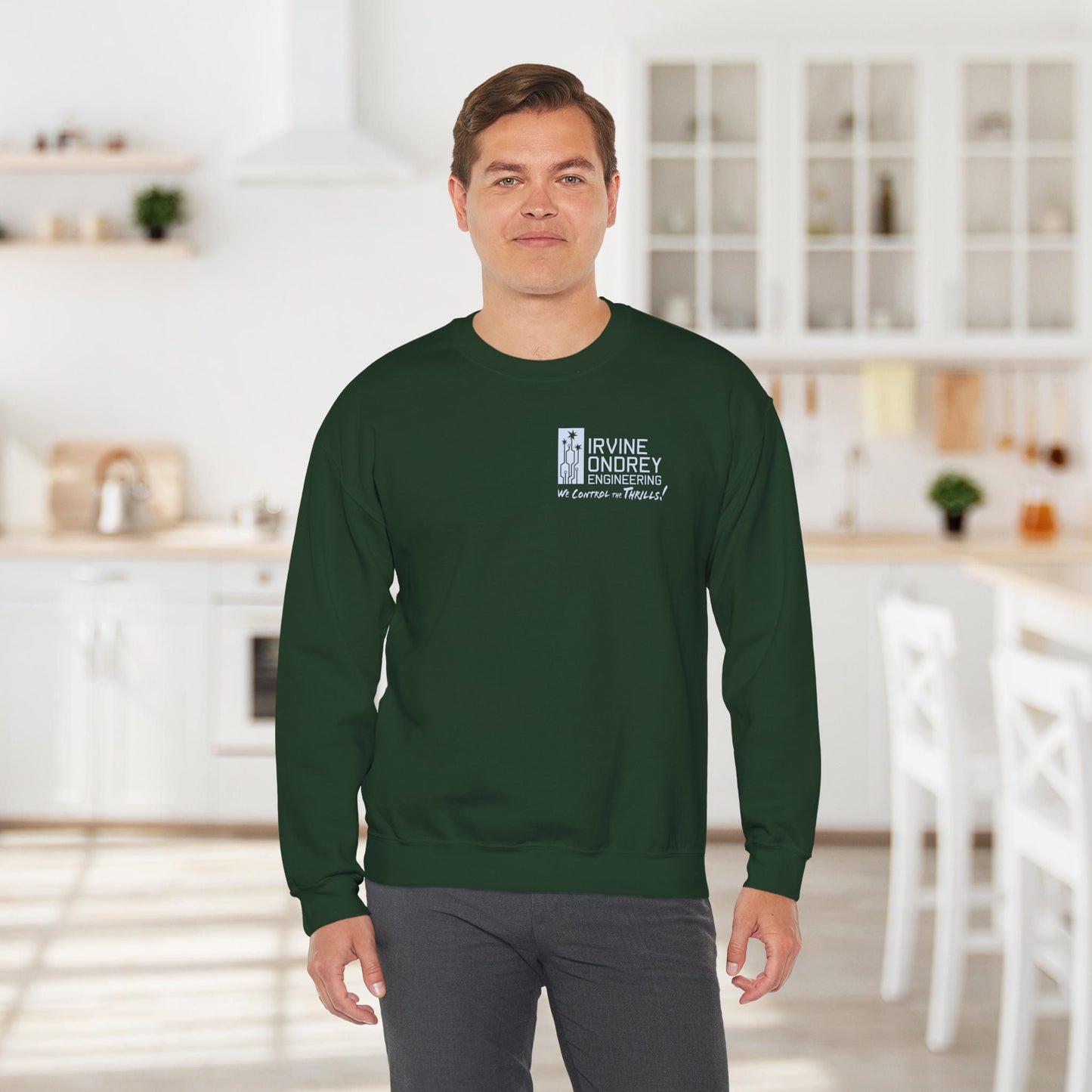 OG Woodie Sweatshirt (BACK graphic) • Irvine Ondrey Engineering