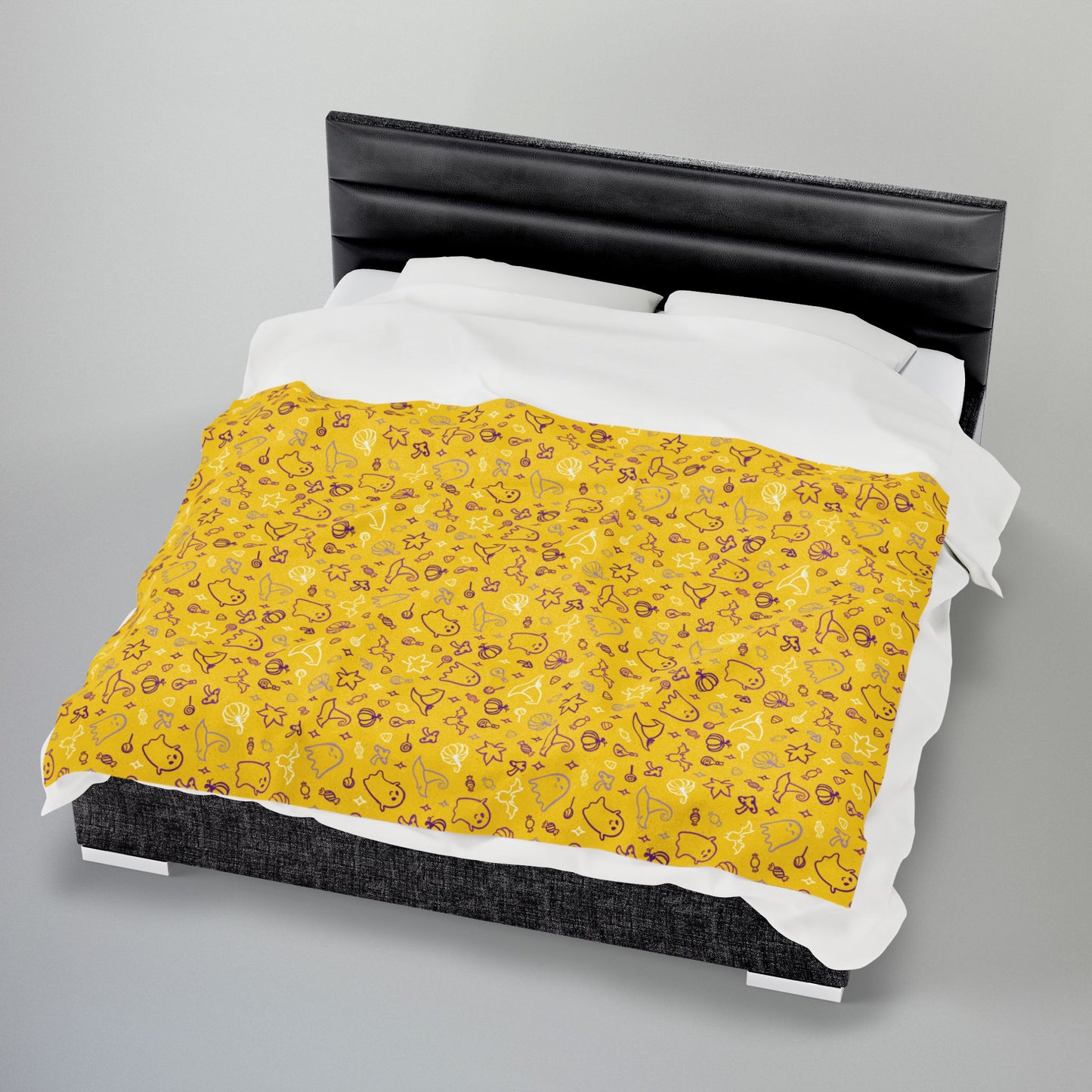Intersex Pride Halloween Yellow Velveteen Plush Blanket