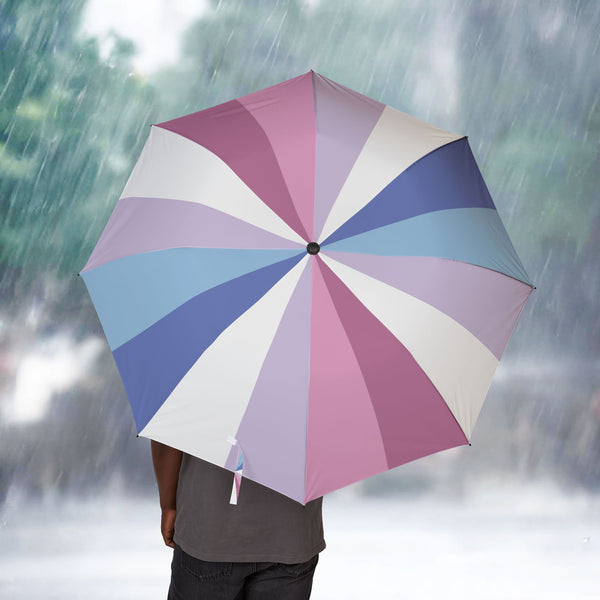 One size Bigender Purple Pride Umbrella