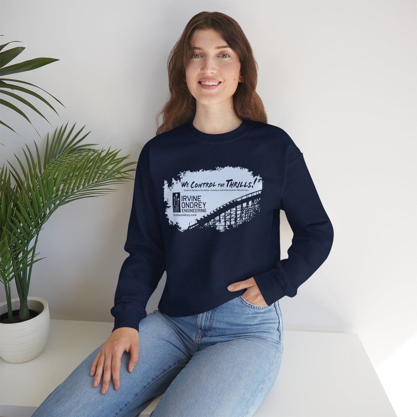 OG Woodie Sweatshirt (FRONT graphic) • Irvine Ondrey Engineering