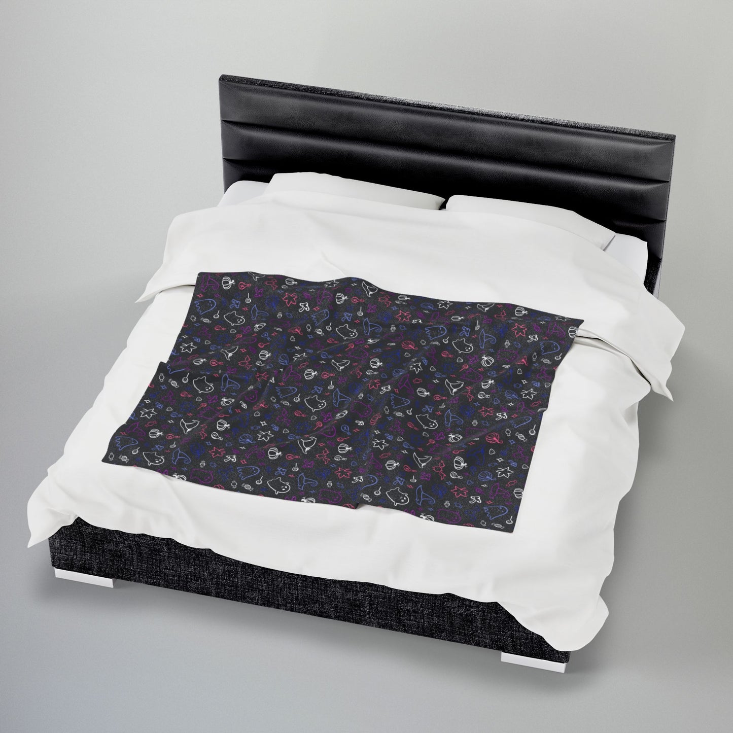 Genderfluid Pride Halloween Velveteen Plush Blanket
