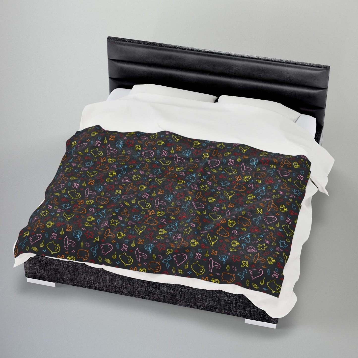 Rainbow Intersex Progress Pride Halloween Velveteen Plush Blanket