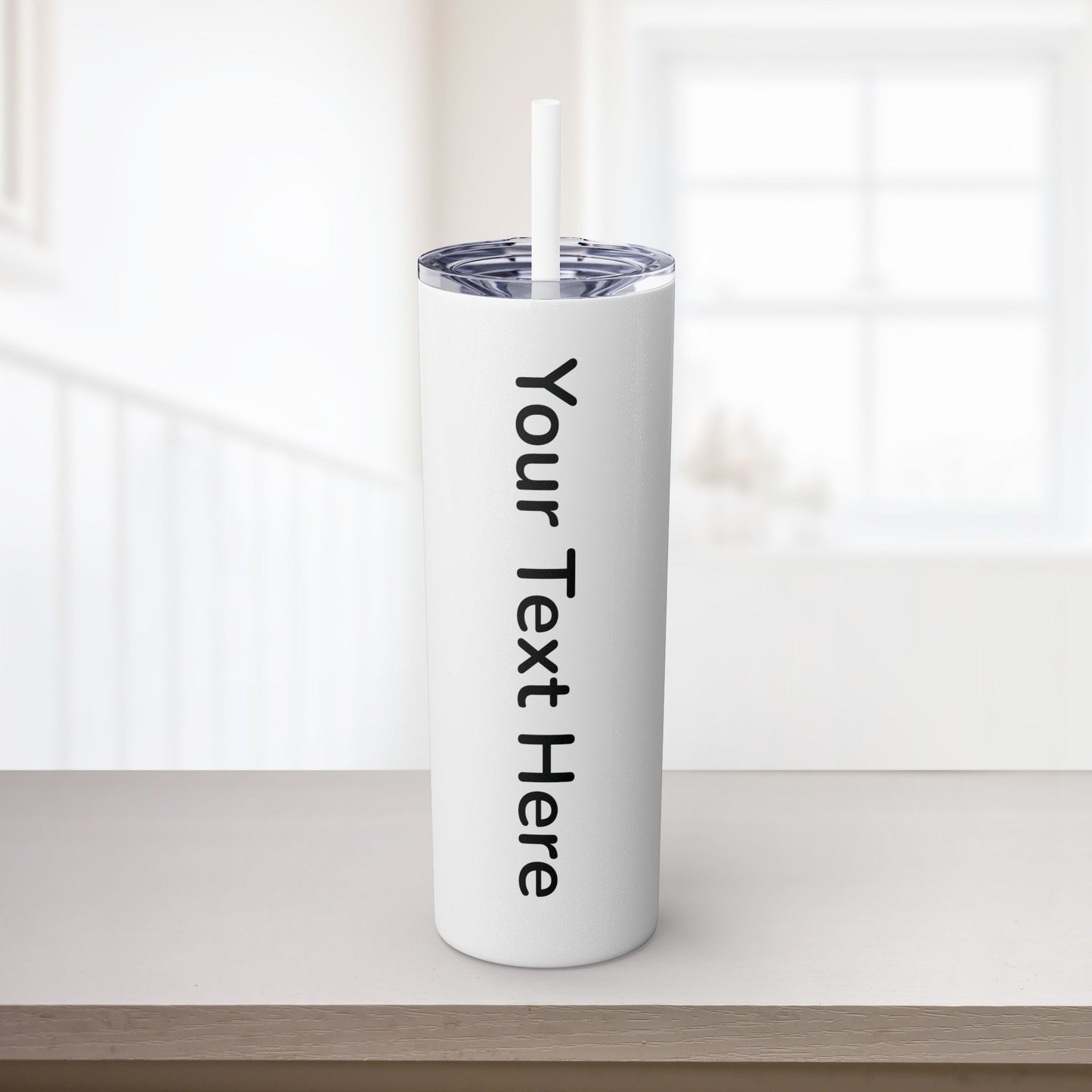 Custom 20oz Skinny Tumbler with Straw