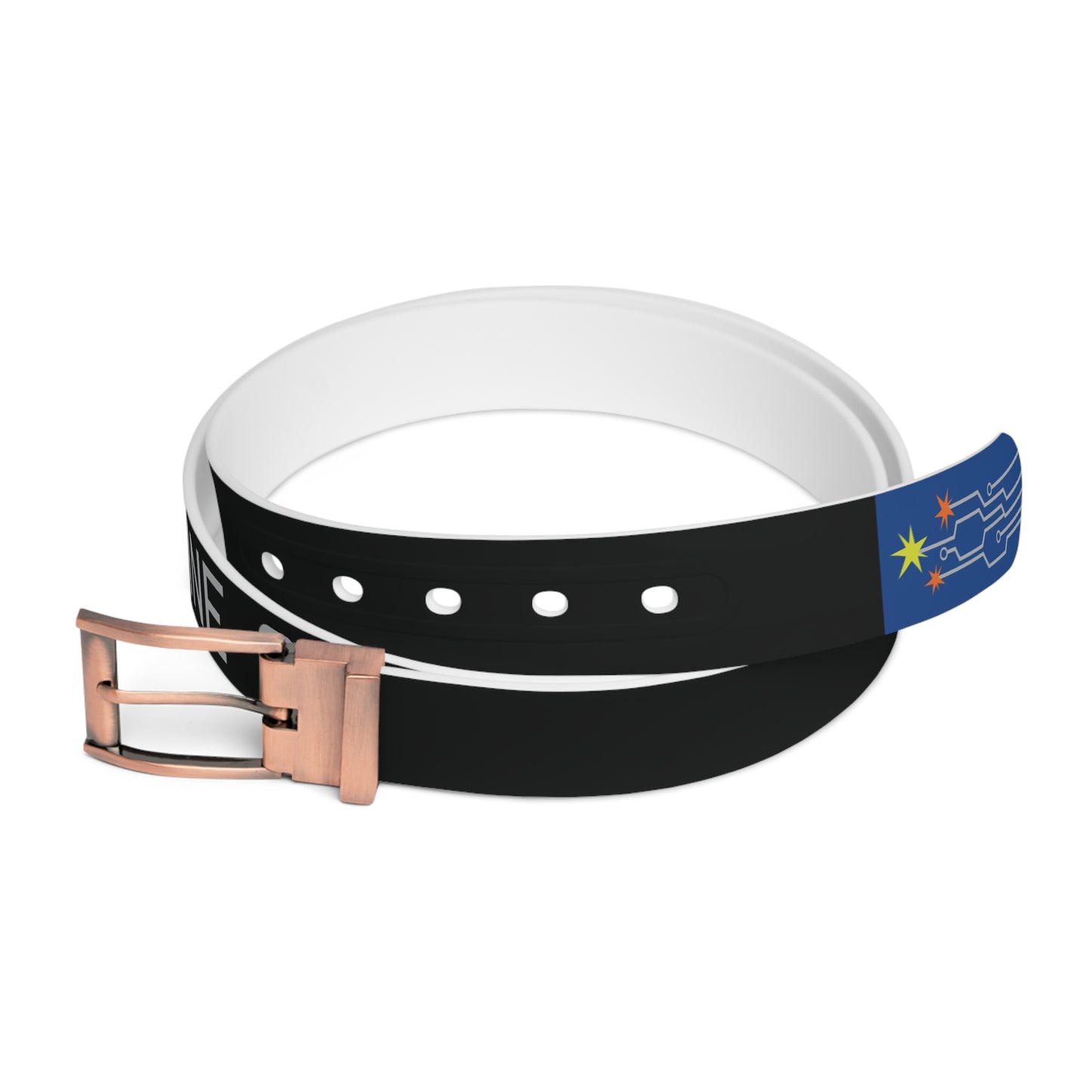 Black Irvine Ondrey Engineering Logo Belt