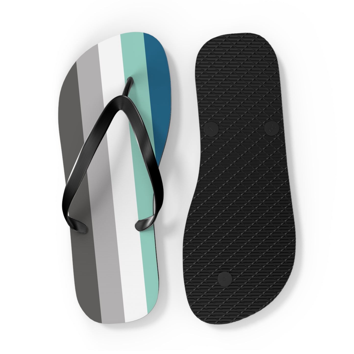Frayromantic Pride Flip Flops