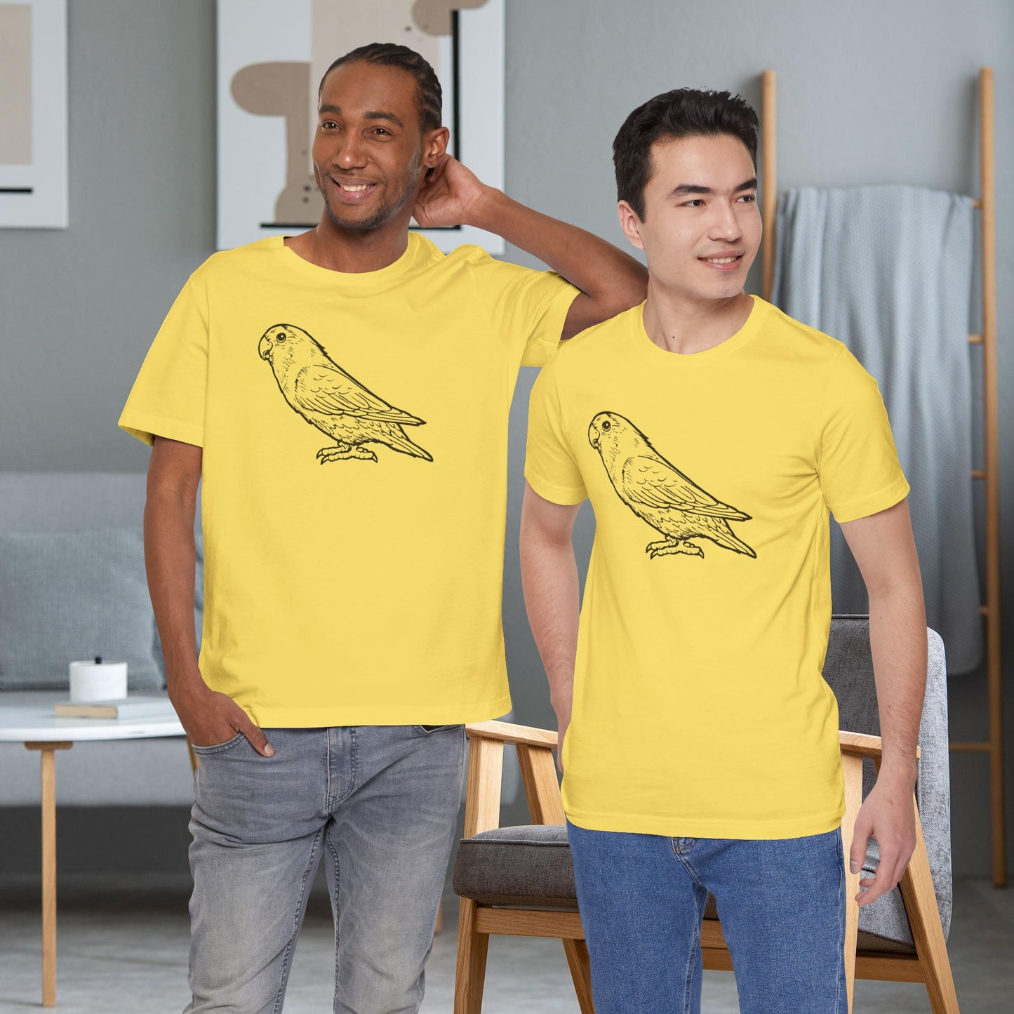 Holly Girl Lovebird, Line Art Tee