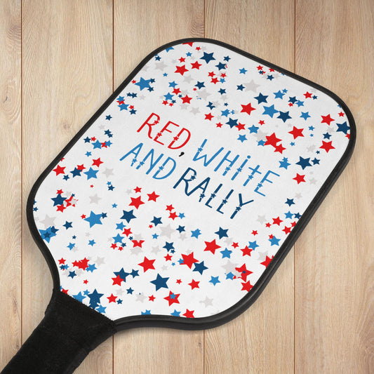 Red, White and Rally Pickleball Paddles