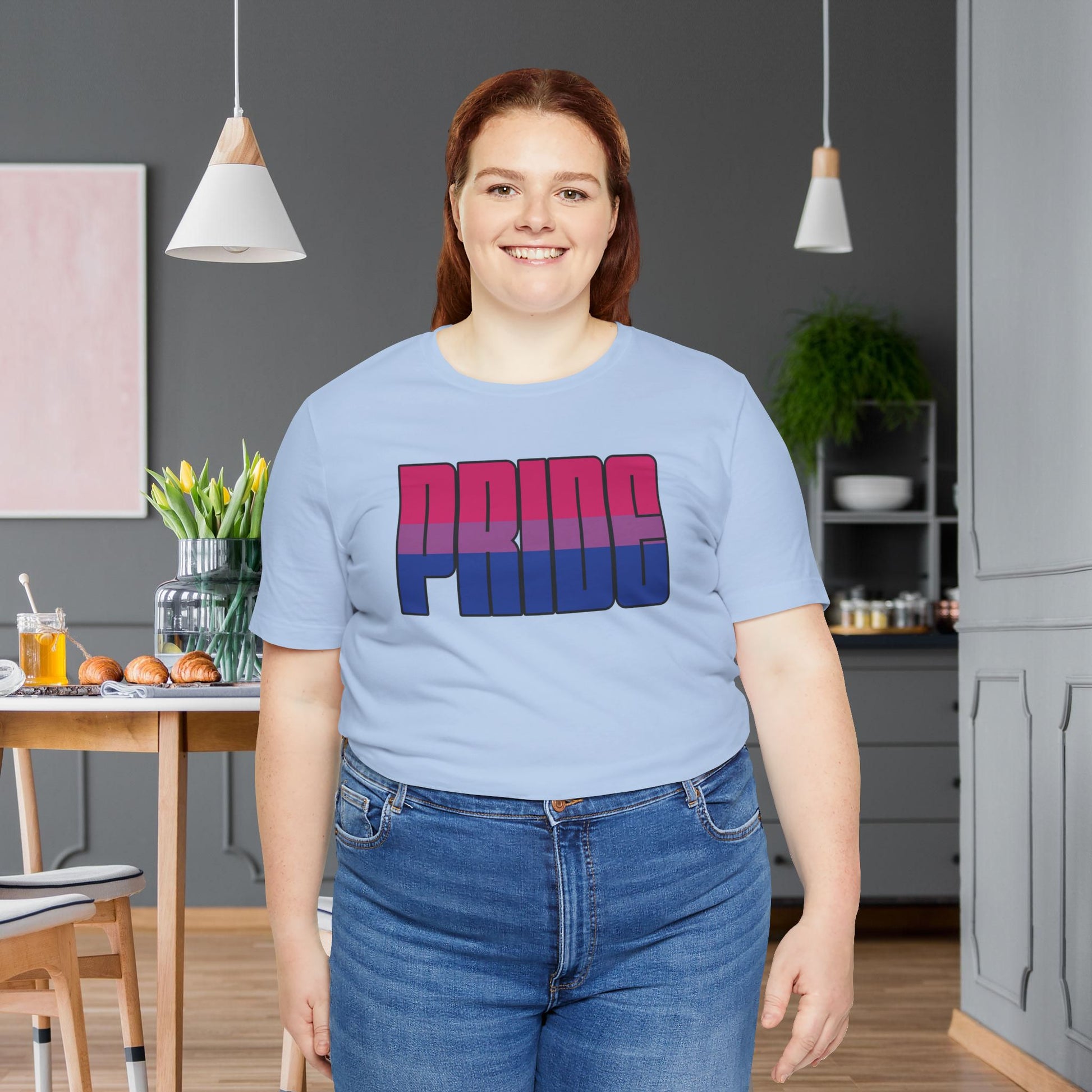 Baby Blue Bisexual Pride Tee