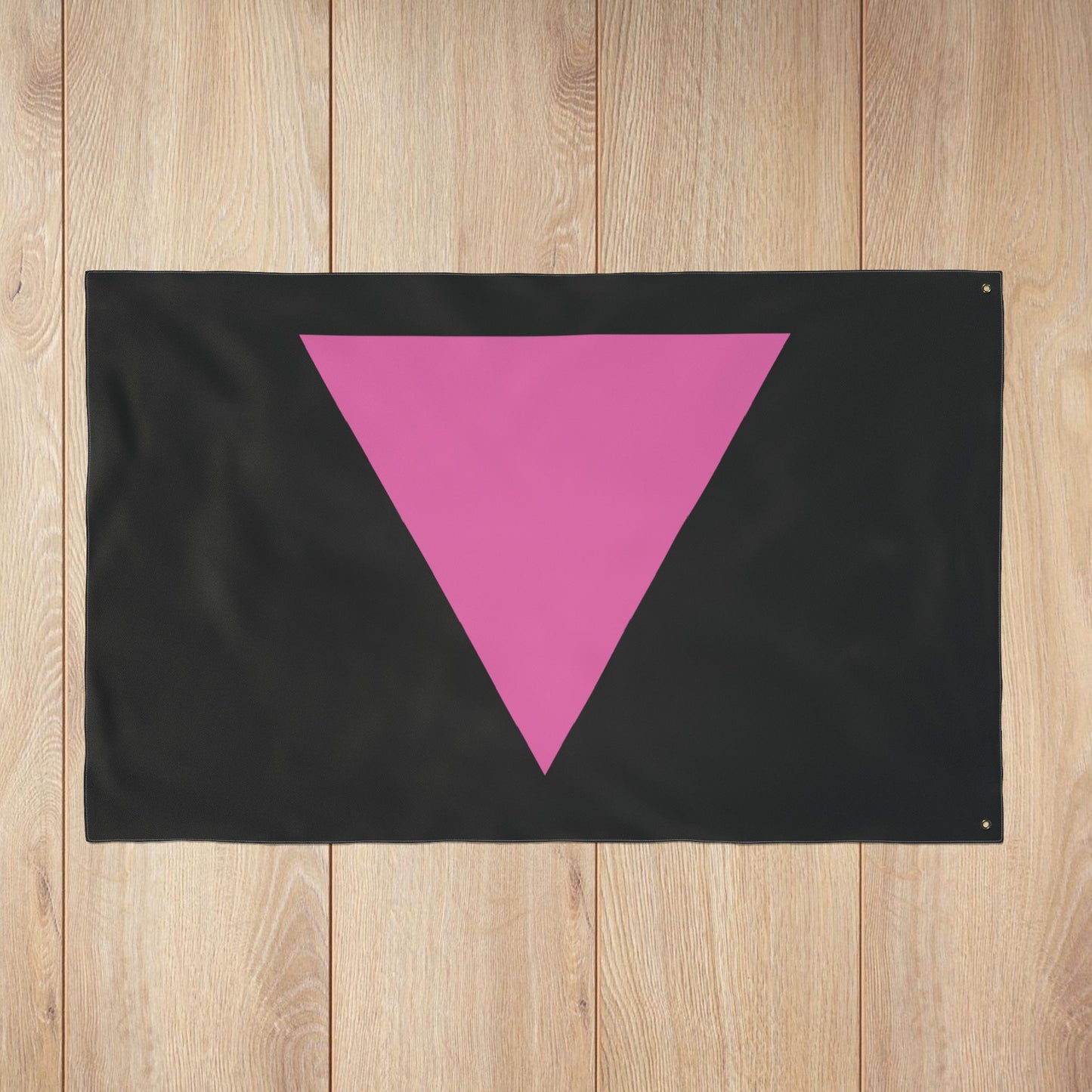 Lesbian Pride Double-Sided Pink Triangle Flag with Grommets