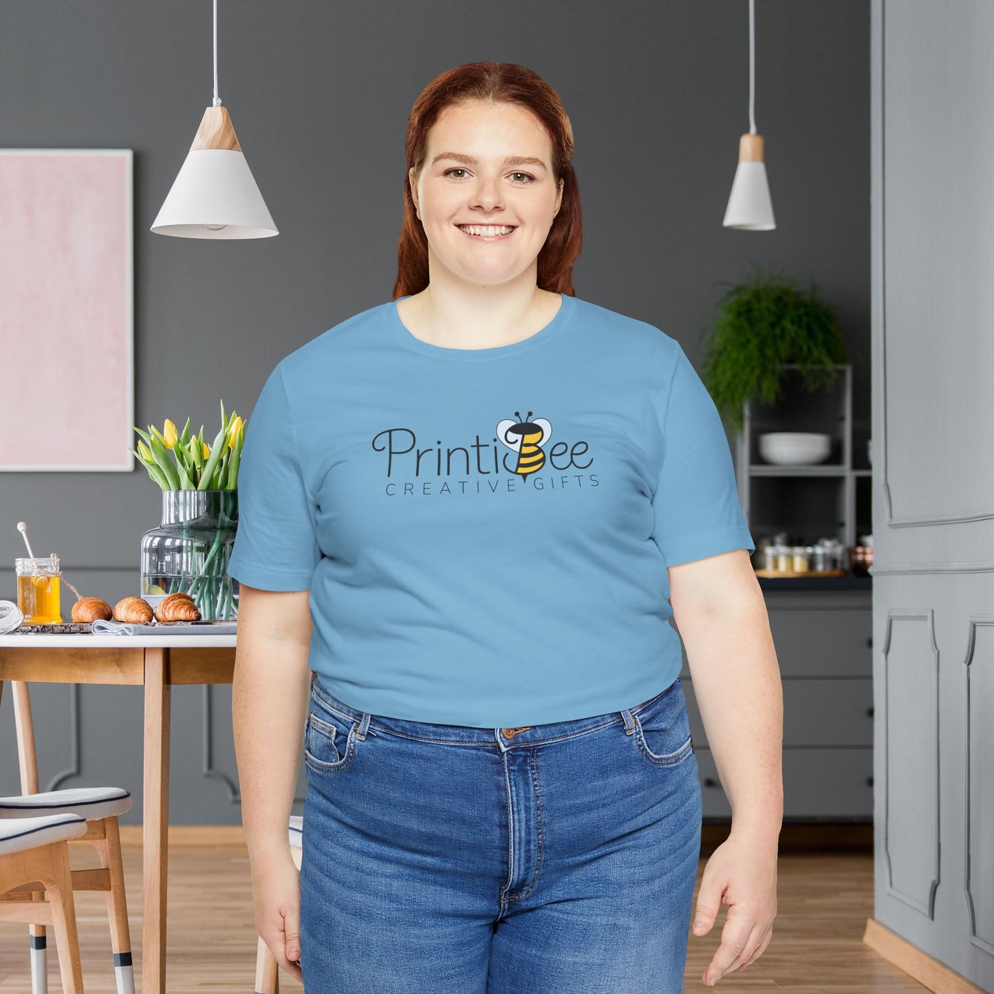 Camiseta con logotipo PrintiBee