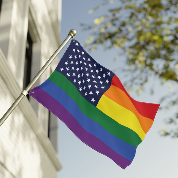 24'' × 36'' United States Rainbow Pride Flag with Grommets