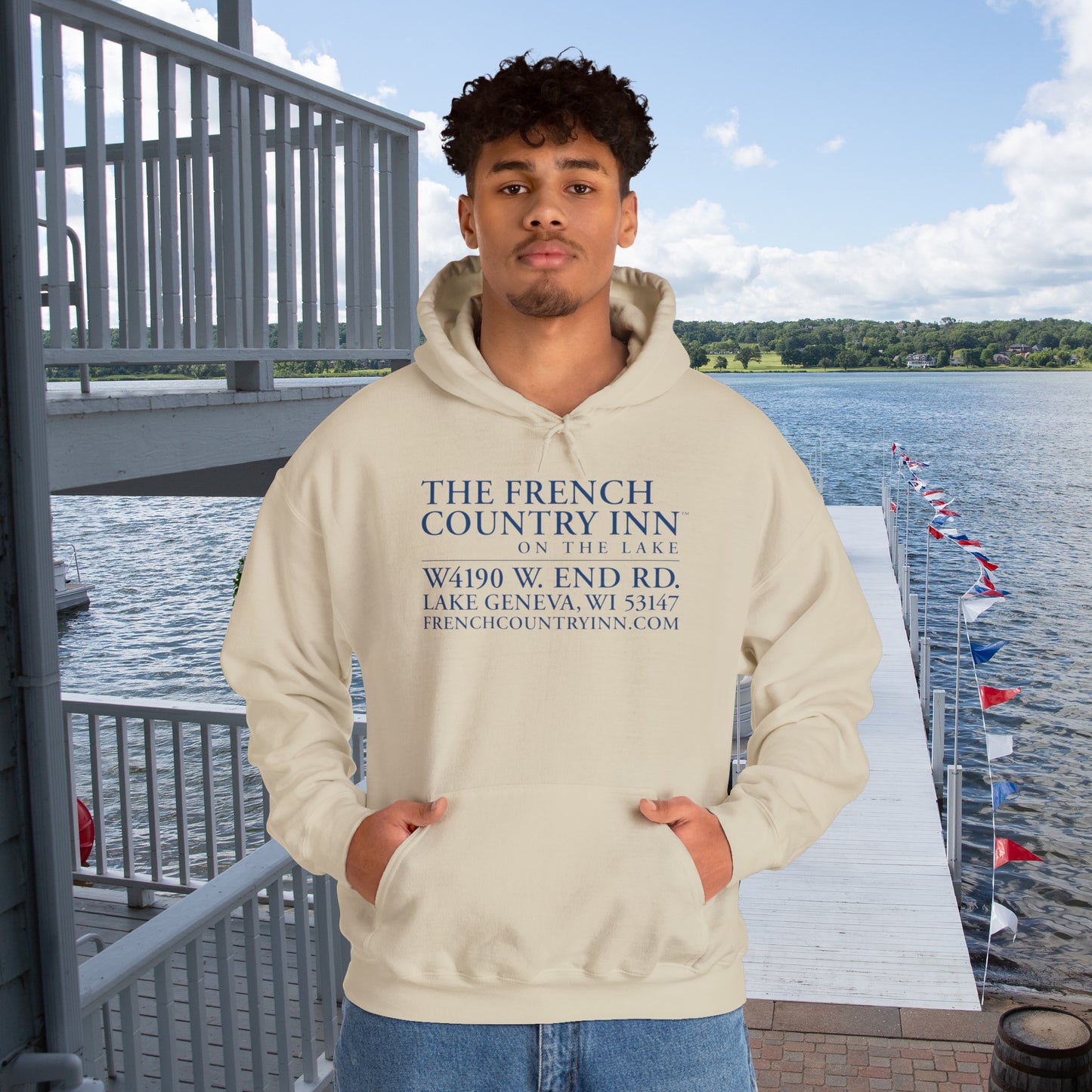 The French Country Inn Hoodie • Lake Geneva, Walworth County, WI