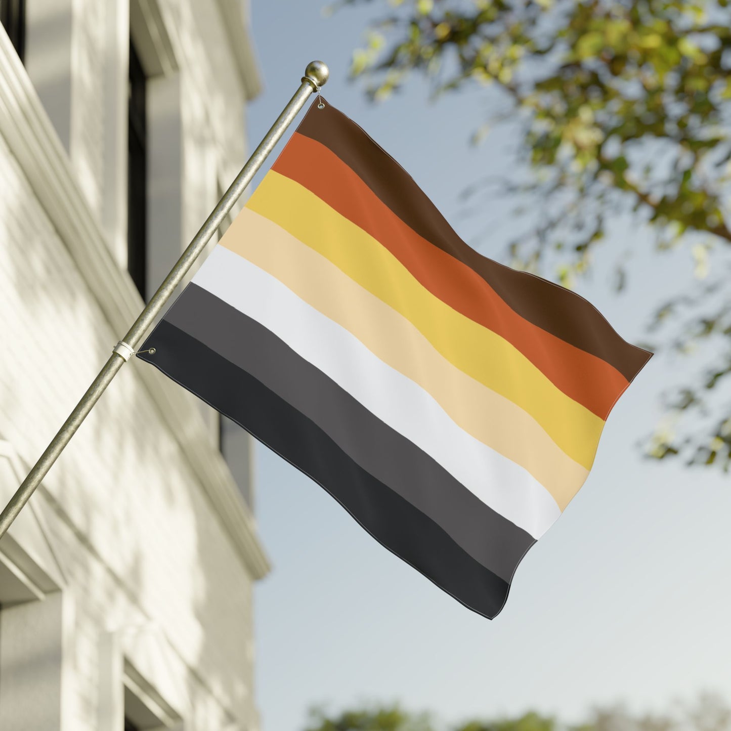 Bear Pride Double-Sided Flag with Grommets