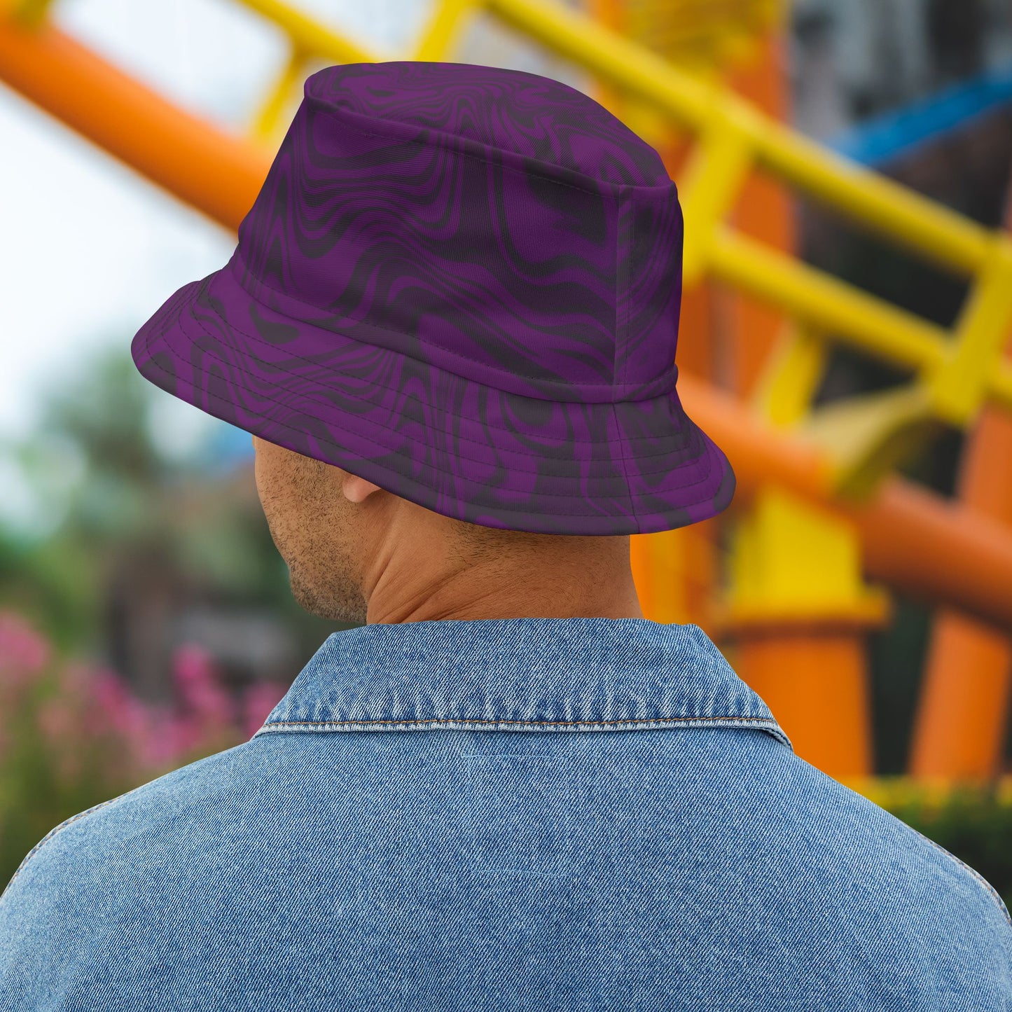 Purple Swirl Bucket Hat • Irvine Ondrey Engineering
