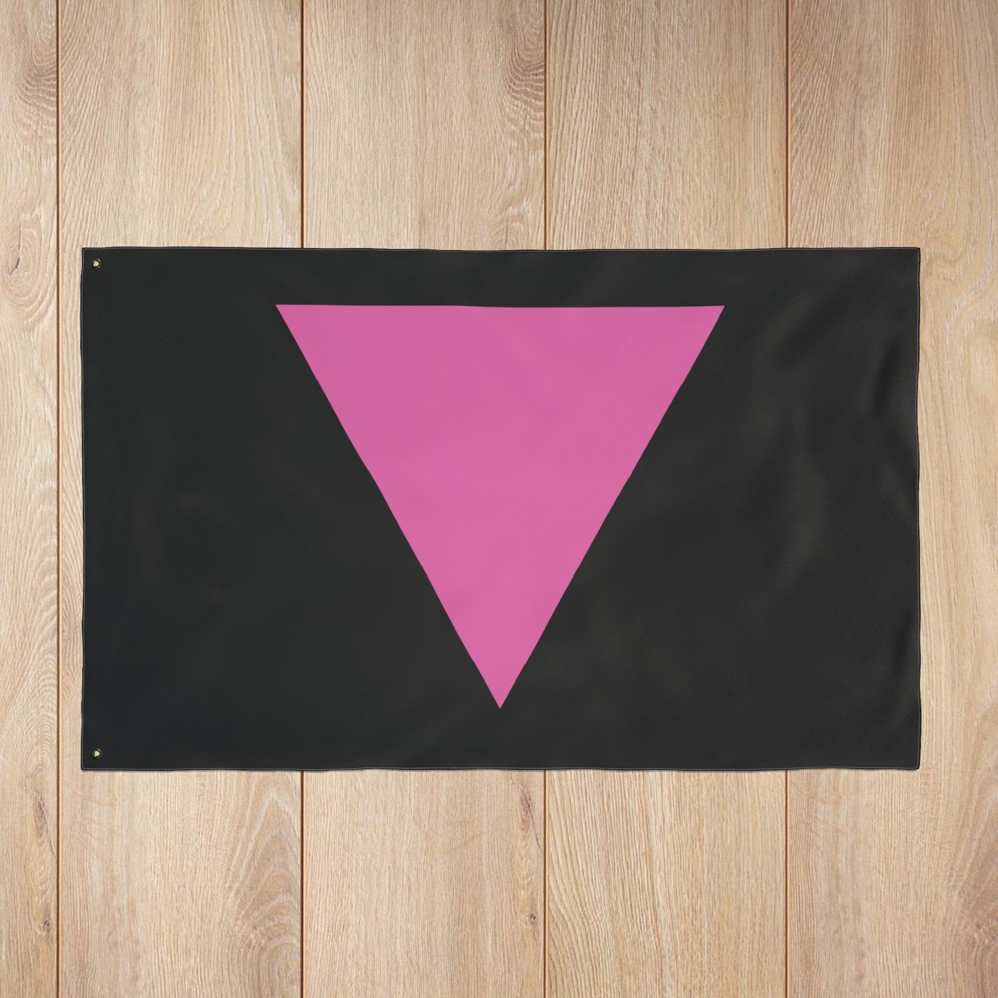 Lesbian Pride Double-Sided Pink Triangle Flag with Grommets