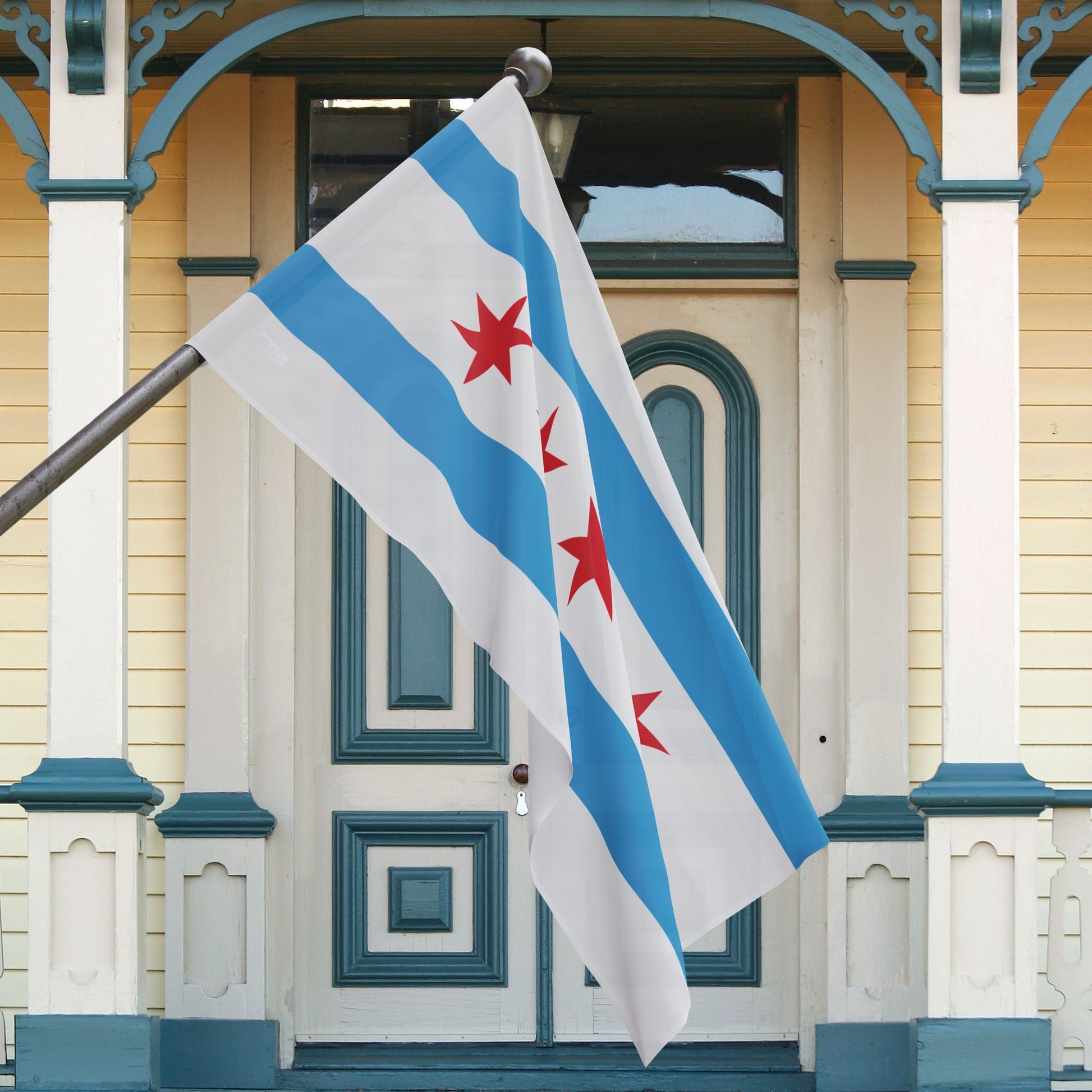 IL - Chicago Illinois Flag