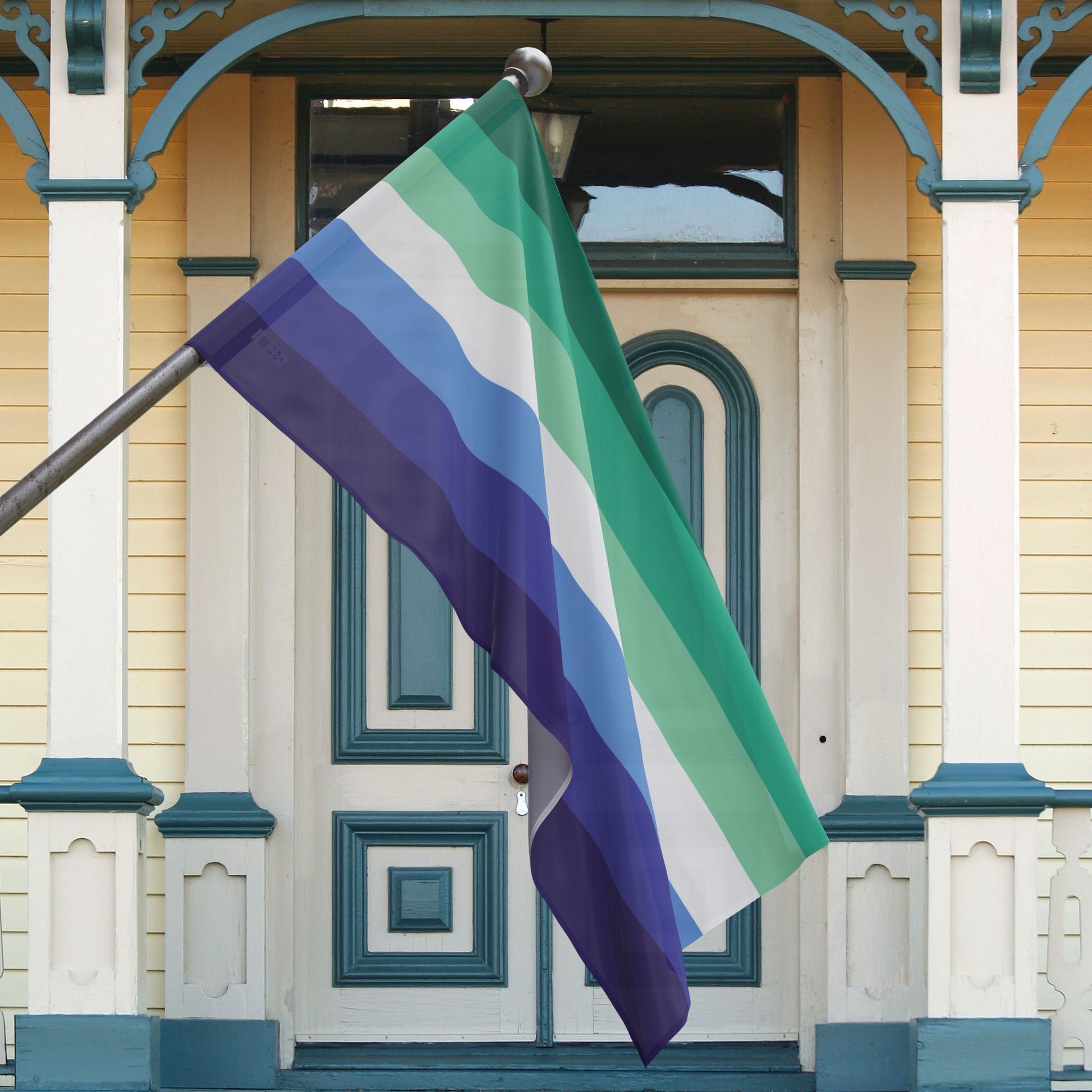 Gay Men Pride Trans-Inclusive 7-Stripe Flag