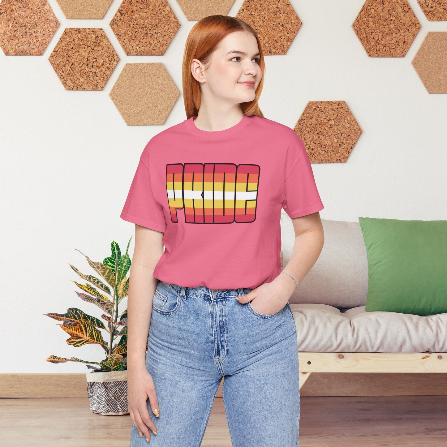 Charity Pink Non-Binary Girl Pride Tee
