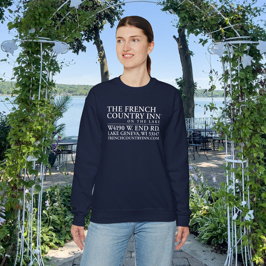 Navy The French Country Inn Sweatshirt • Lake Geneva, Walworth County, WI