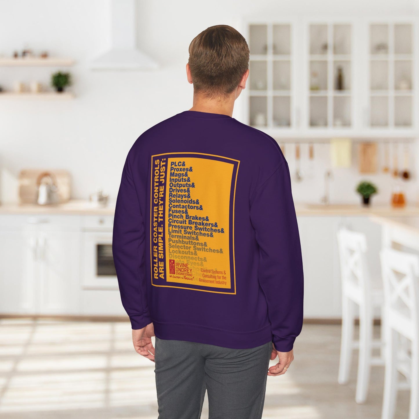 OG Controls Sweatshirt (BACK graphic) • Irvine Ondrey Engineering