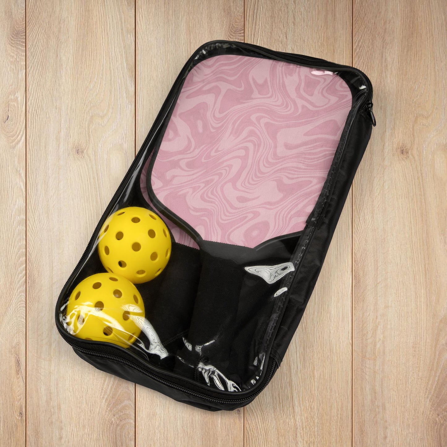Pink Swirl Pickleball Paddles