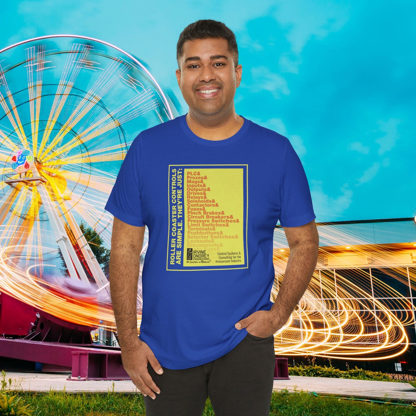 OG Controls Tee (FRONT graphic) • Irvine Ondrey Engineering