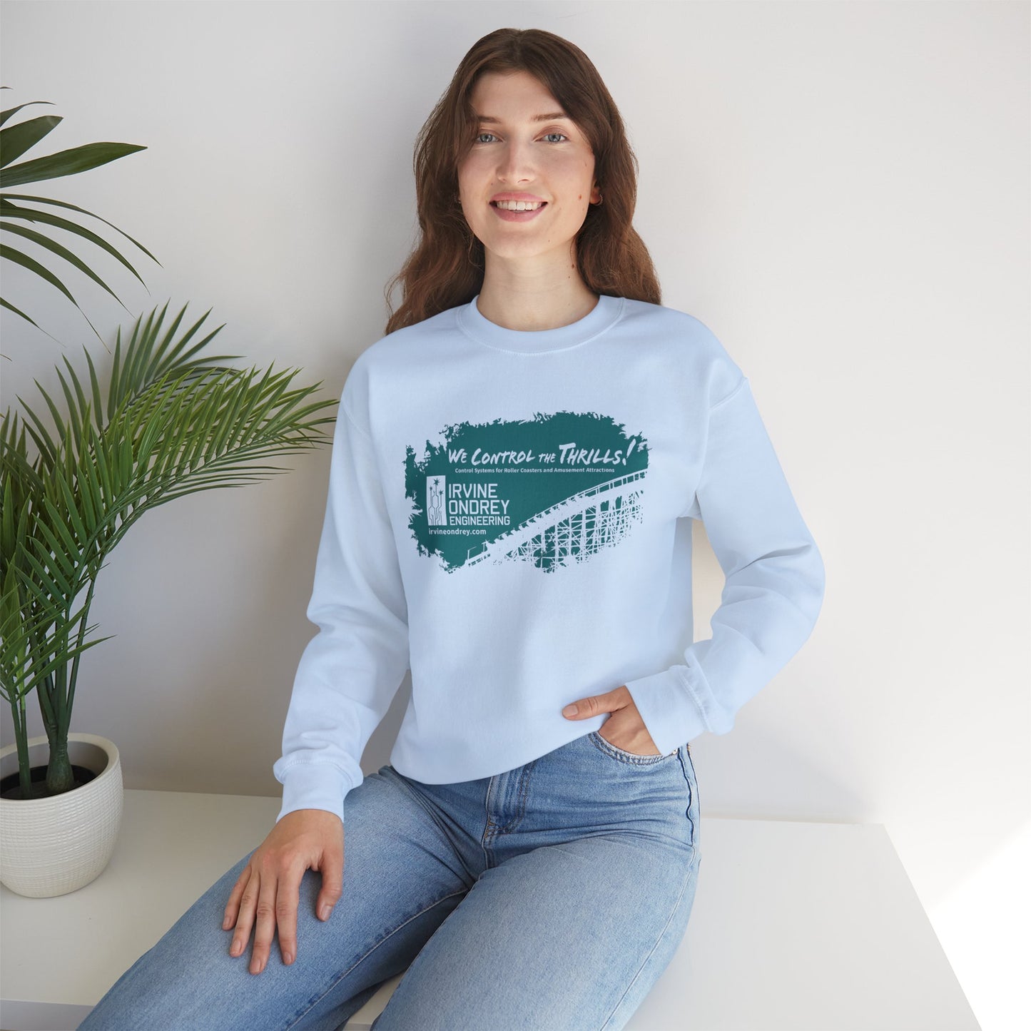 OG Woodie Sweatshirt (FRONT graphic) • Irvine Ondrey Engineering
