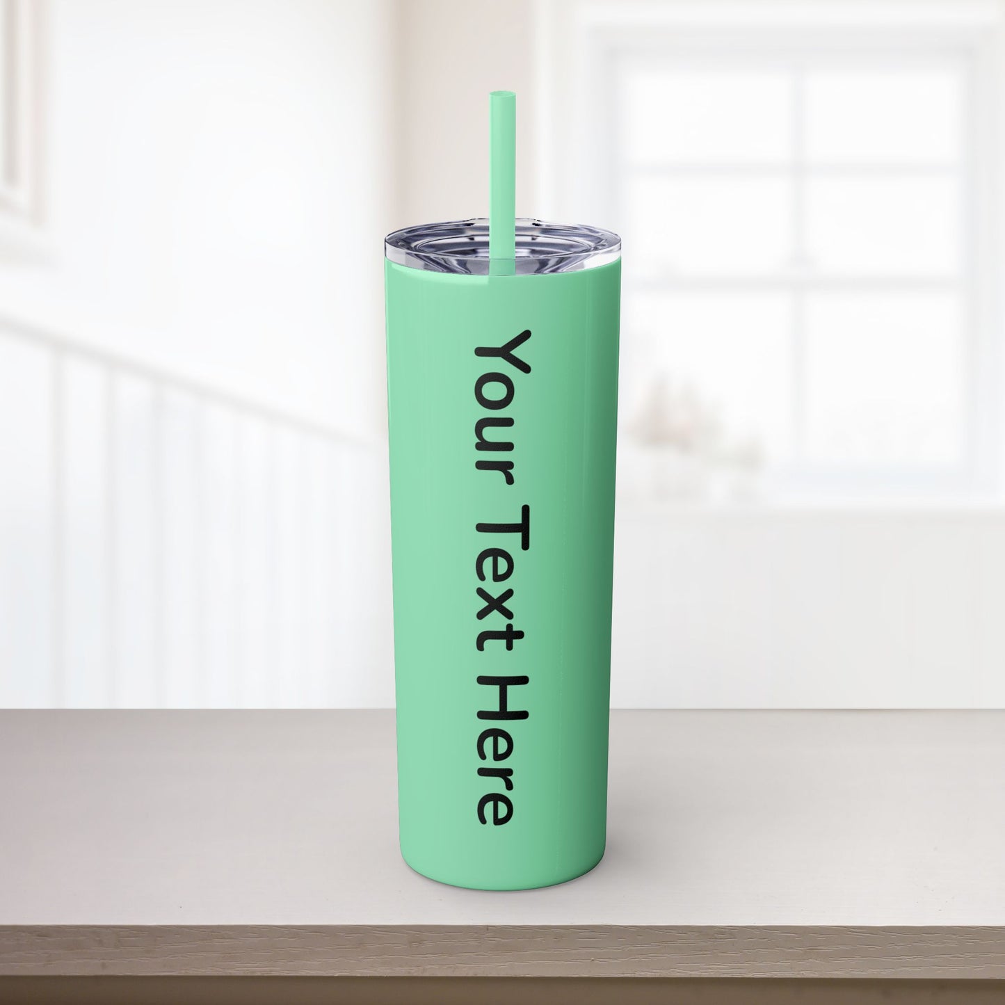 Custom 20oz Skinny Tumbler with Straw