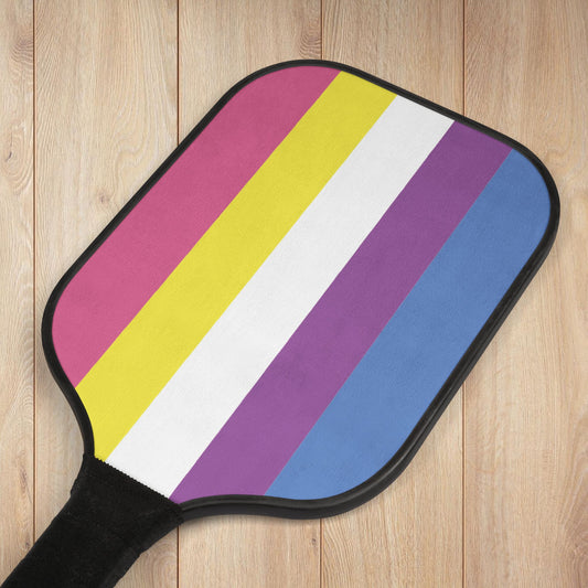 Bigender Pride Flag Pickleball Kit